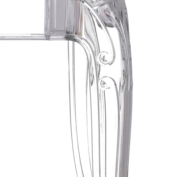 Stół Ghost 80x80cm kwadratowy transparentny - Intesi